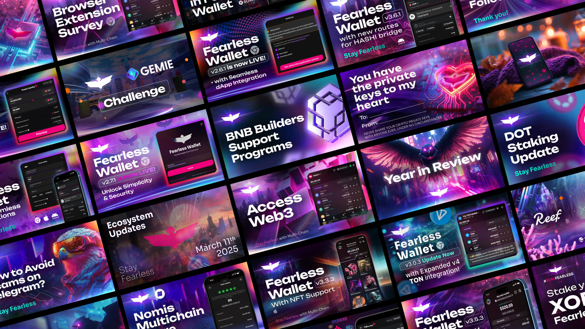 Fearless Wallet social media