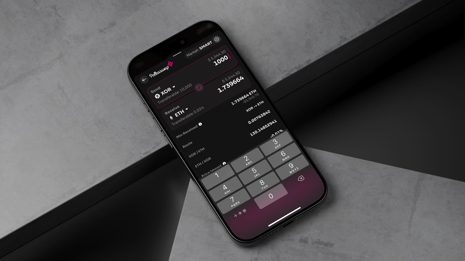 Fearless Wallet + Polkaswap