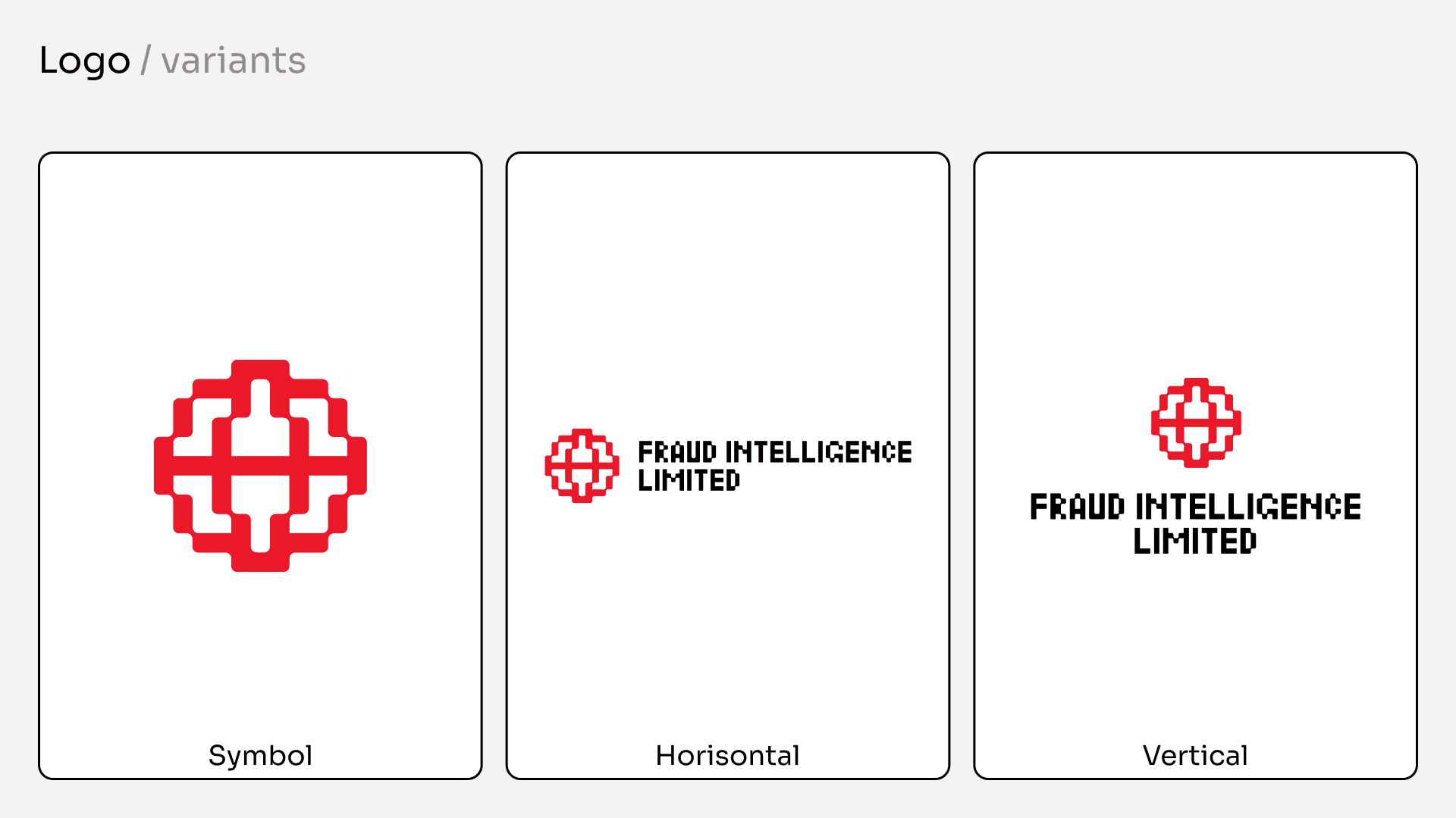 Fraud Intelligence Limited logo variants