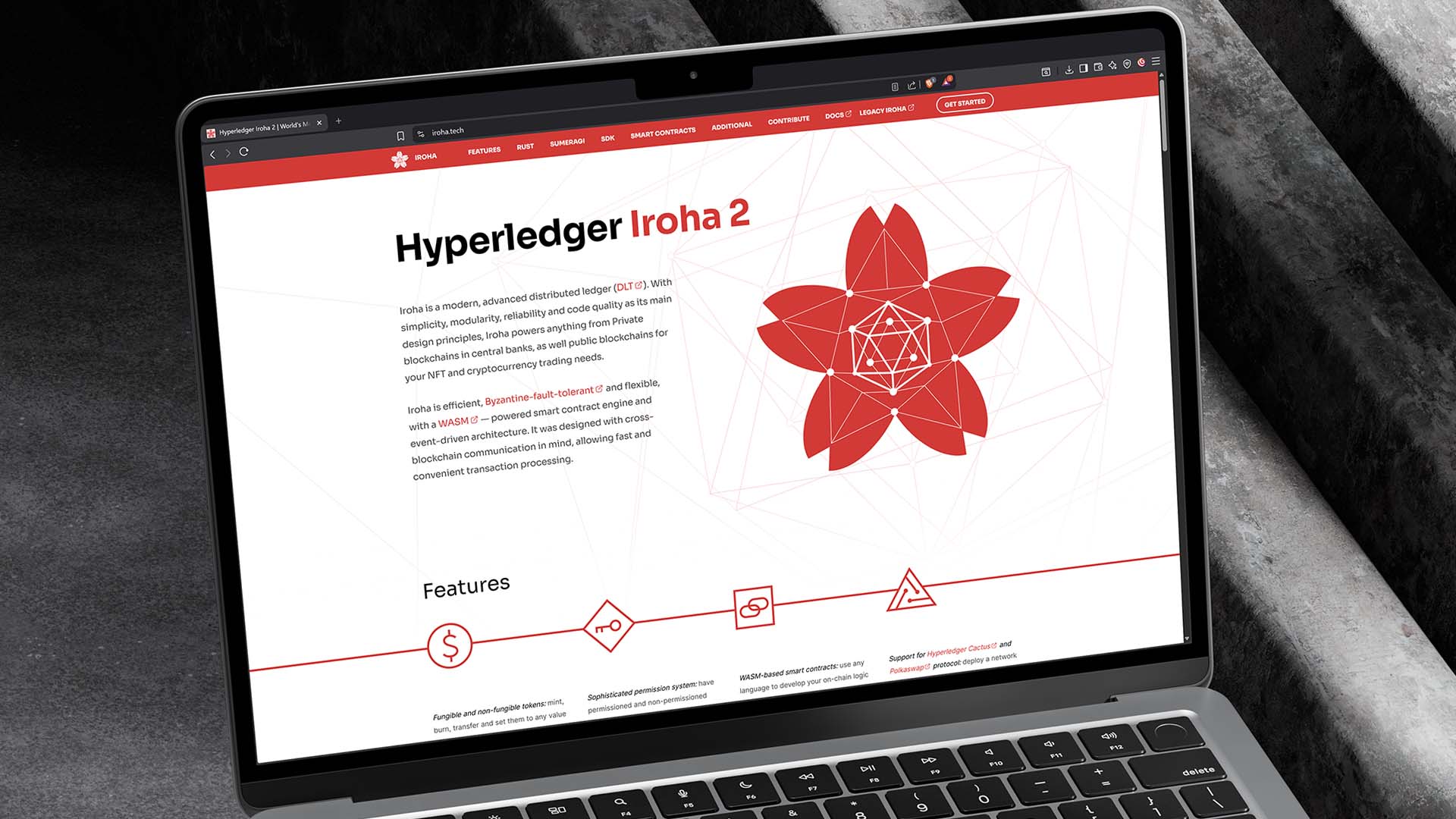 Hyperledger Iroha website