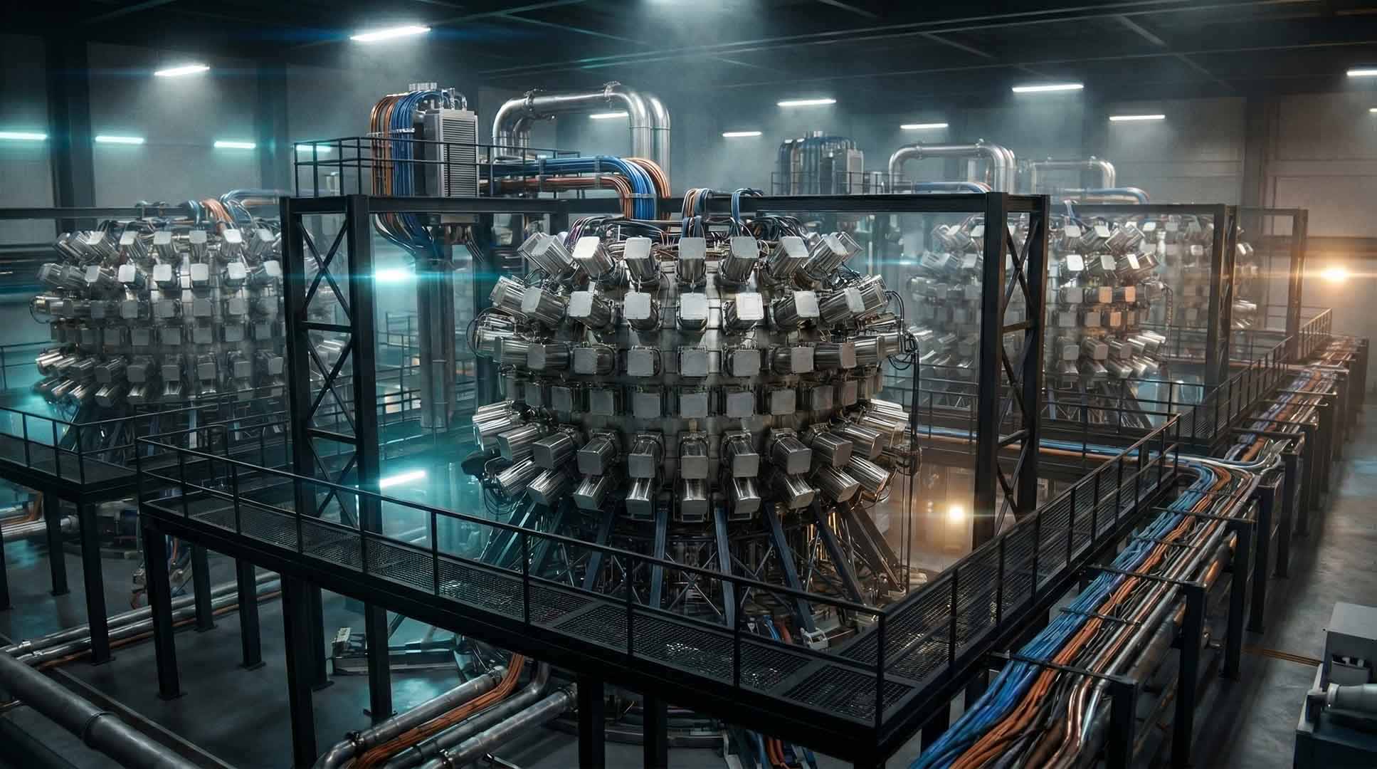 AI-directed visualization of a future Liberty Fusion power plant.