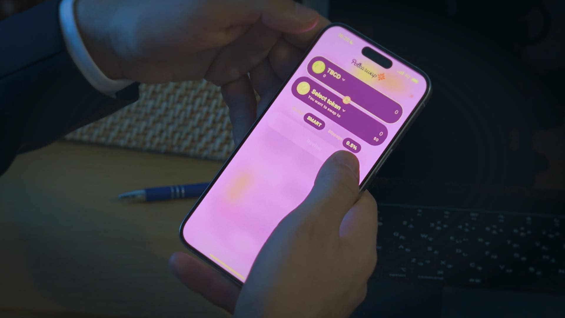 Polkaswap mobile in real life