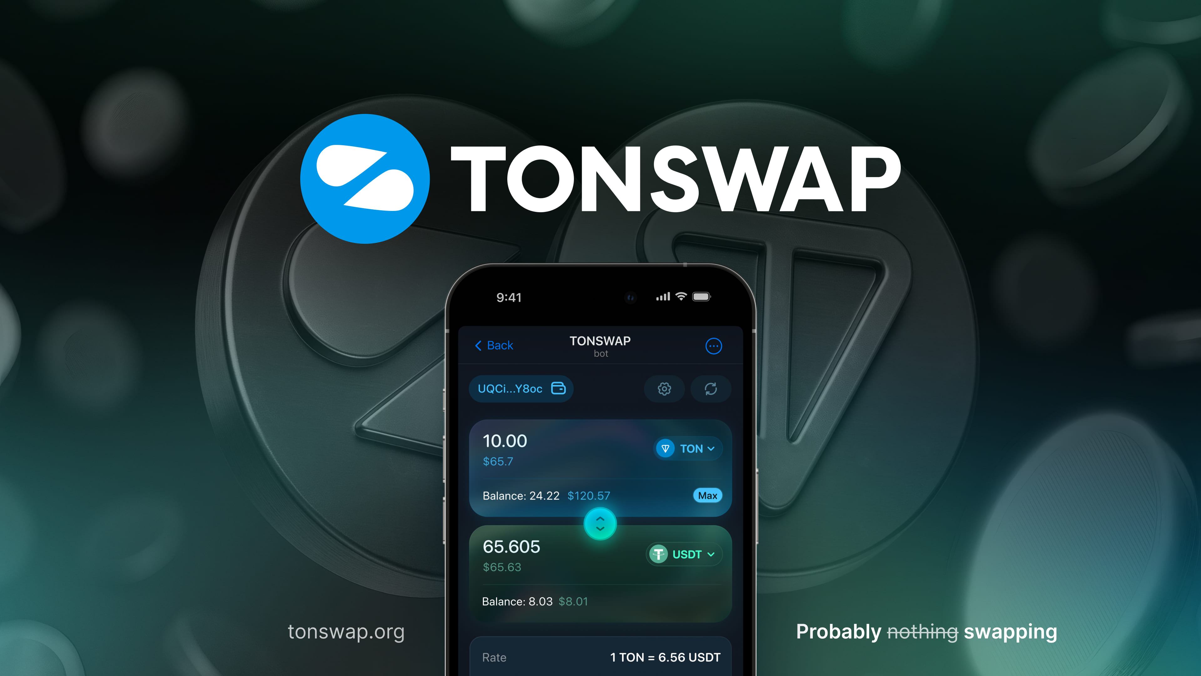 Tonswap hero, Telegram Mini App DEX